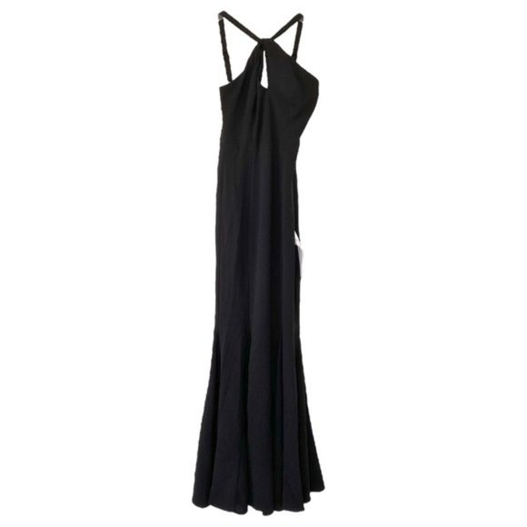 NWT Dress the Population Ellis One Shoulder Black Gown Size XS - Picture 2 of 12